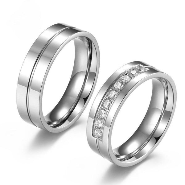 Simple Wedding Bands For Couples In T...